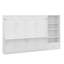 Grand lit escamotable mural avec rangement réglable et tablette, cadre de lit avec 1 tiroir personnalisable-1962797861