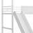 Twin Size Metal House Bed Loft Bed With Two-Sided Writable Wooden Board And Slide-102040504