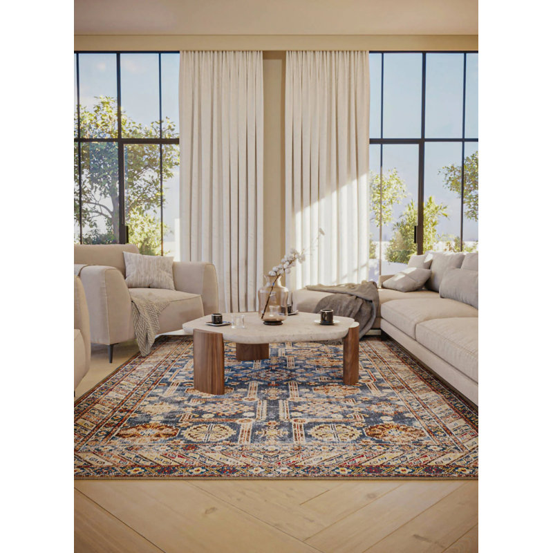 Oriental Indoor Rug, Rectangle 3' x 4'6"