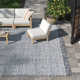Viewcrest Handmade Recycled P.E.T Navy Indoor/Outdoor Rug