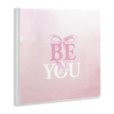 Feminine Be You Pastel Wall Plaque, design by Kim Allen