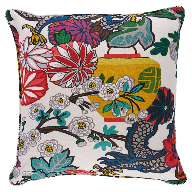 Chiang Mai Dragon Pillow, Alabaster