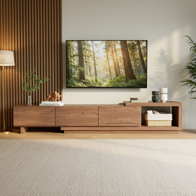 Modern Extendable TV Stand For Tvs Up To 100" With Storage Drawers