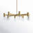 Rorem 8 - Light Shaded Modern Linear Chandelier in Gold-813004264-813004267