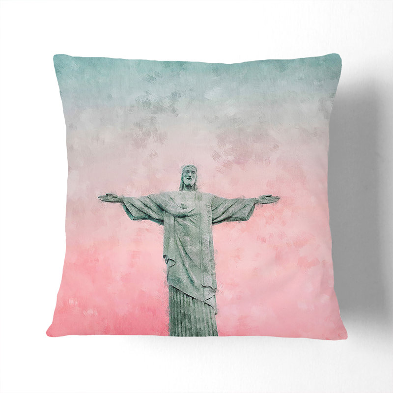 Square Cushion, White, 55cm H x 55cm W x 20cm D