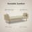 3-Position Backrest, Beige Velvet, Metal + Mid-Foot Frame, 1-Carton, Studio-Perfect-1183573990