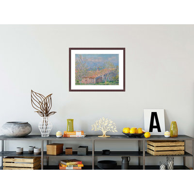 Gardener's House at Antibes by Claude Monet -Framed Giclee Print