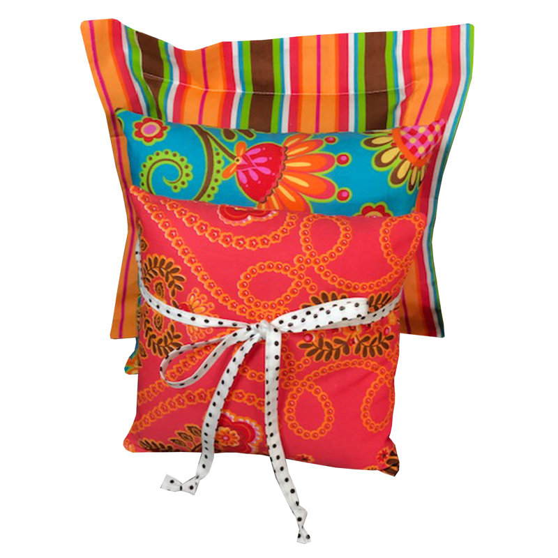 Gypsy Cotton Reversible Throw Pillow