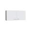 Armoire murale Napoles, deux tablettes, porte double