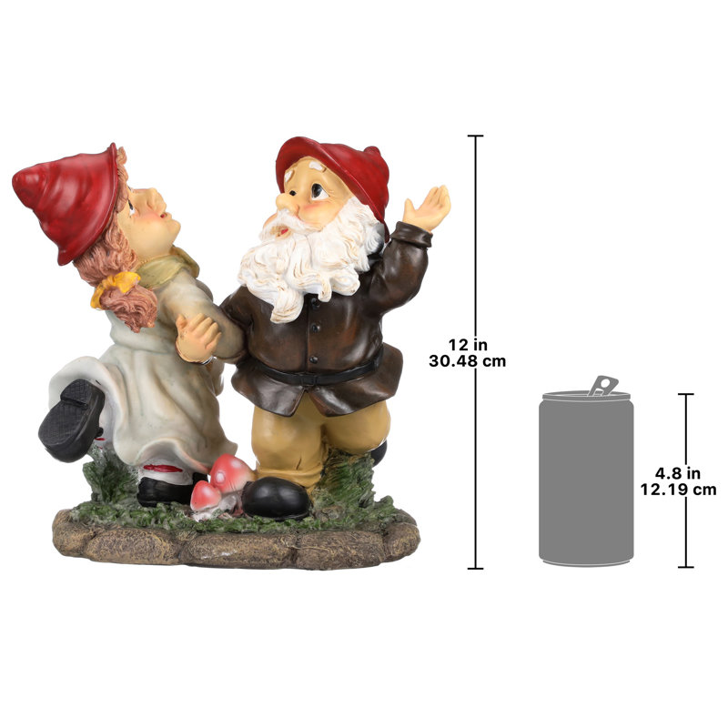 Statue de jardin Rainy Day Gnomes Dancing