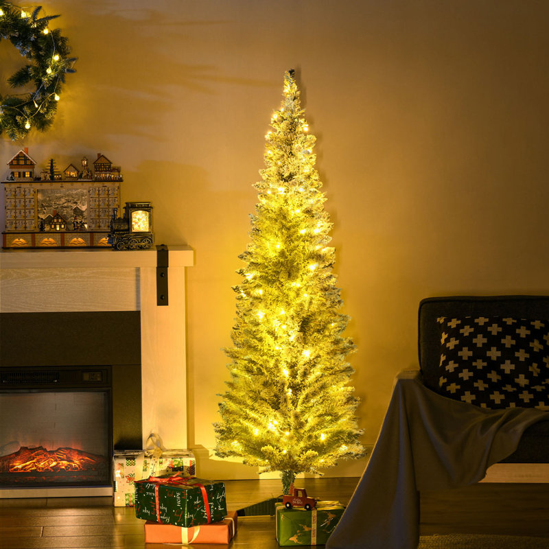 Noël artificiel de 5 pi avec 110 lumières DEL blanc chaud et 294 pointes