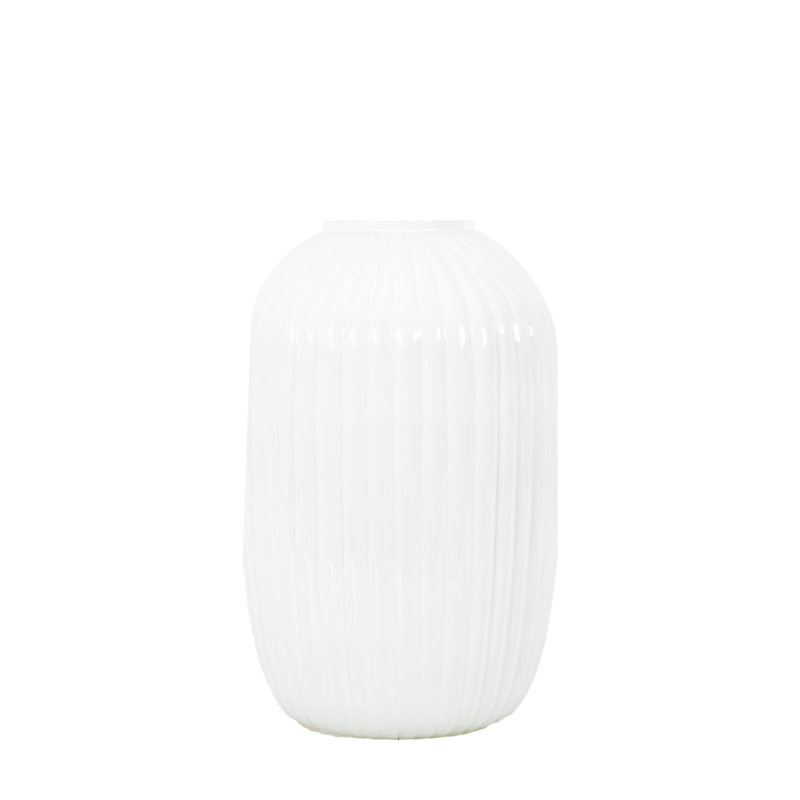 Amryn Glass Table Vase, 30.5cm H x 21cm W x 21cm D