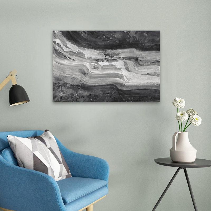 Contemporains et courants traditionnels gris noir blanc, H 24 po x l 16 po