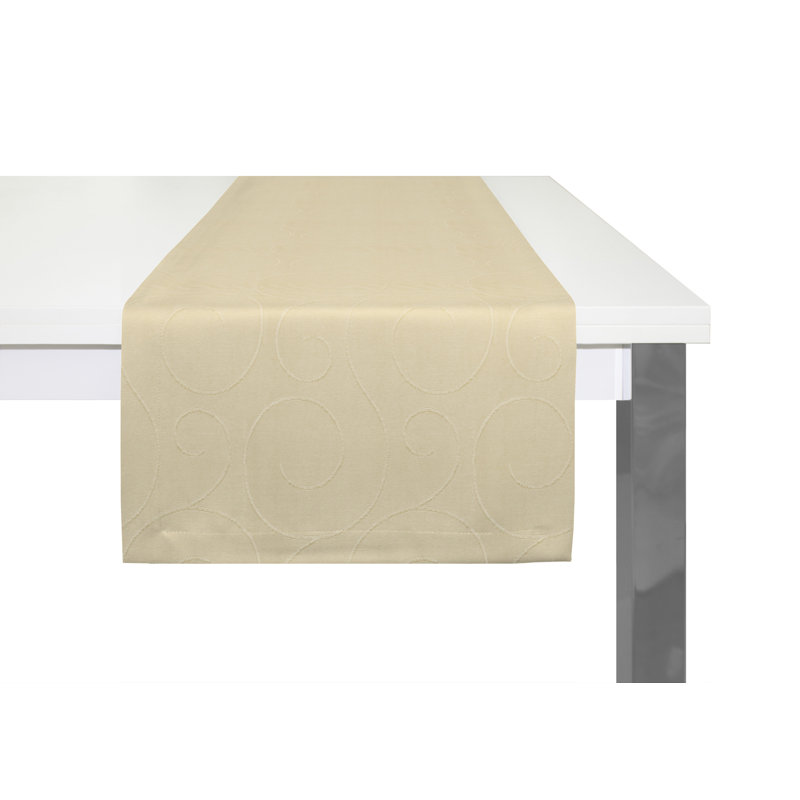 Marreco Rectangle Floral Tablecloth, 130cm W x 220cm L, Taupe
