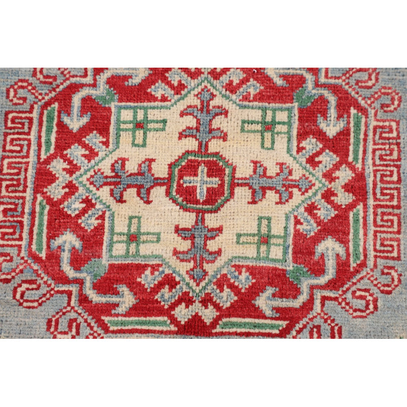 Tapis oriental géométrique Kazak 5 x 6