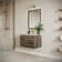 Ensemble de meuble-lavabo mural simple 30 po avec comptoir, lavabo et miroir Fresca Formosa (robinet non inclus)