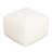 White Square Boucle With Comfortable Dense Foam And Pocket Coil Spring Cushions, A Modern Interior Compatibility, 21.64 W X D 16.92 H - Covered Plywood Wood Structure, Function As Side Table Or
