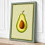 Avocado Cross-Section Botanical - Wrapped Canvas-1739738178-1739738179