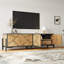 Unfinished TV Stand for TVs up to 65" with Fireplace Included