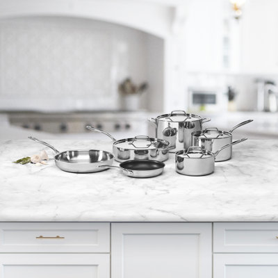 Cuisinart 10 Pieces Stainless Steel Cookware Set