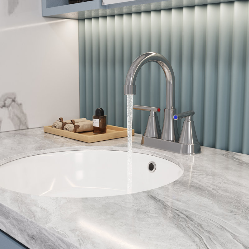 Bothwa Home 7.86" CUPC Certified 2-Handle Bathroom Sink Faucet (Chrome Finish), Chrome