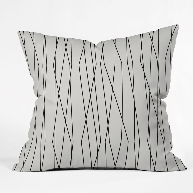 Coussin décoratif intérieur/extérieur en heather dutton cross stone, 16 po x 1 po