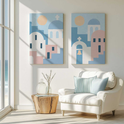 Santorini Sunlit Dreams Set of 2