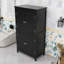 Armoire de rangement élégante pour salle de bain avec 4 portes et tablettes réglables-1868704825-1855703348