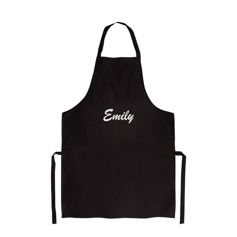 Solid Color Apron Sets, Black