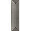 Tapis noir / ivoire Isibeal-336781270