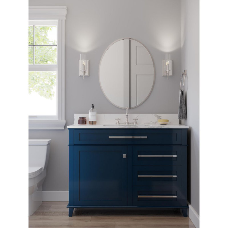 Ralaigh Dimmable Vanity Light, Brushed Nickel