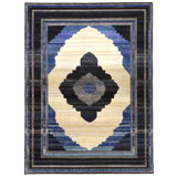 New Indian Open Field Wool On Cotton 8Ft10inx12ft Beige