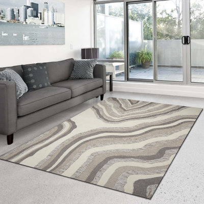 Coedy Solid Colour Hand Woven 160cm X 230cm Area Rug