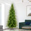 Vickerman 9'' X 52" Balsam Spruce Slim Artificial Christmas Tree, Unlit-2124021967