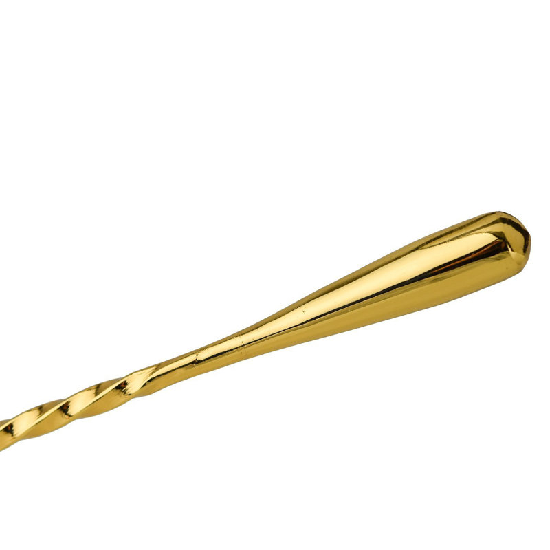 Everly Quinn Tear Drop Bar Spoon Silver, Gold