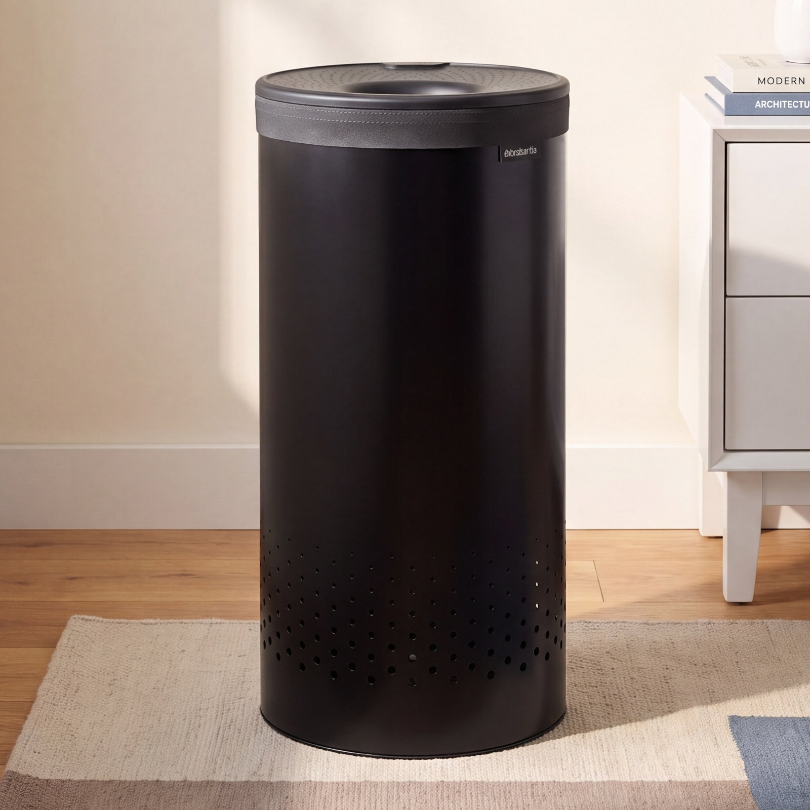 Brabantia 9.2 Gallon Laundry Hamper, Matte Black