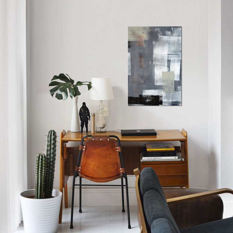 « stack it up », impression sur toile, H 12 po x l 8 po x P 0,75 po, Toile tendue, Pas de tapis