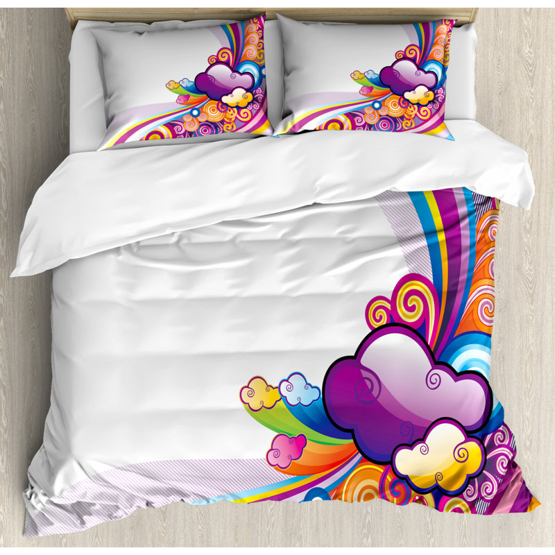 Modern & Contemporary Polyester Duvet Cover, King Duvet Cover