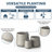 Brennus 3-Piece Cement Pot Planter Set-1014766215