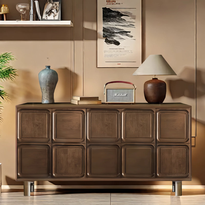 Walnut Colored Nordic Sideboard