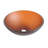 Rosefray 16.5'' Brown Glass Oval Bathroom Sink