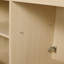 Meuble-lavabo autoportant 48 po avec lavabo en résine blanche et 3 portes d'armoire à fermeture en douceur