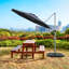 Minga 132'' Cantilever Umbrella