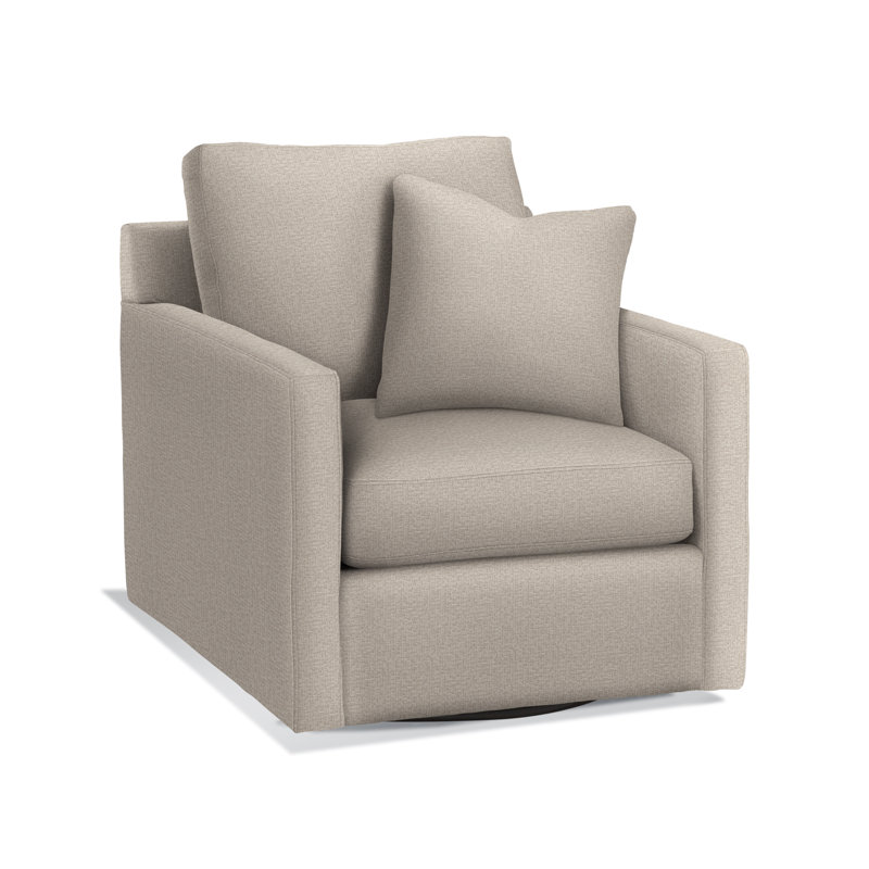 Bel-Air Swivel Armchair, Beige Performance Fabric; 0851-73