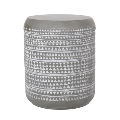 Outdoor Lightweight Concrete Side Table