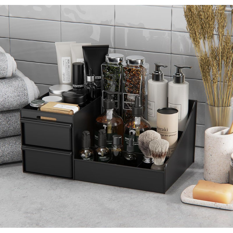 Polypropylene Makeup Organiser, Black