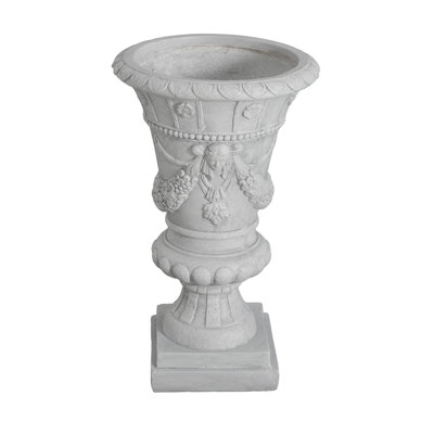 Garden Urn, Light Grey, 23.75'' H