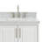 61 " W Freestanding Standard Free Standing 2 Double Vanity Bathroom Vanity With Carrara Marble Top-138338150-93359393