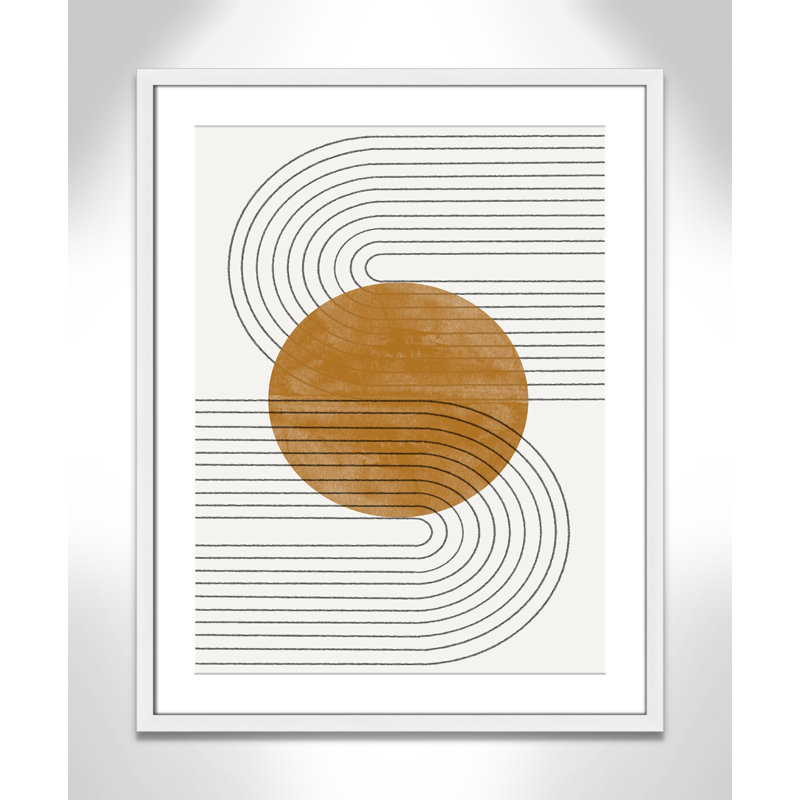 Échos courbés par Miuus Studio, Blanc satiné, 23.5'' W x 29.5'' H, Imprimé mat