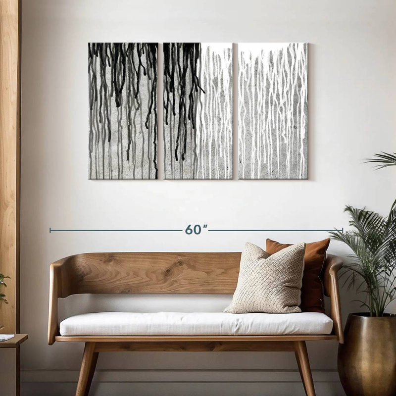 Avery BW Paint Drip, 28" H x 45" W